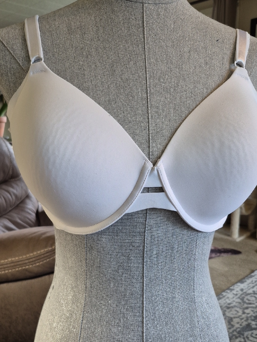 Warner's White Seamless T-Shirt Bra